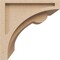 Ekena Millwork 9"W x 9"D x 9"H Wide Viola Rough Cedar Woodgrain TimberThane Corbel, Primed Tan CORUR09X09X09VIORCPR - alternate 5